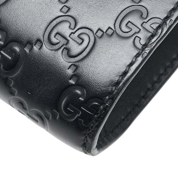 GUCCI Authentic Black Leather Horsebit Shoulder Bag - Picture 11 of 15